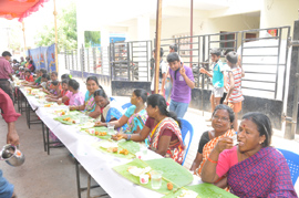 Feeding the poor