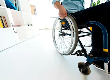 Man on Wheel Chair